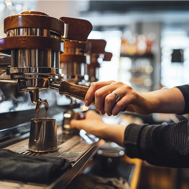 Espresso coffee machine